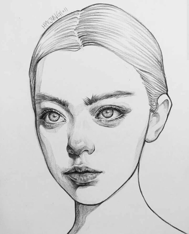 Лицо рисунок