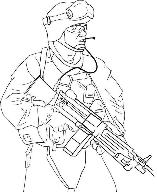 Spechnaz raskraska