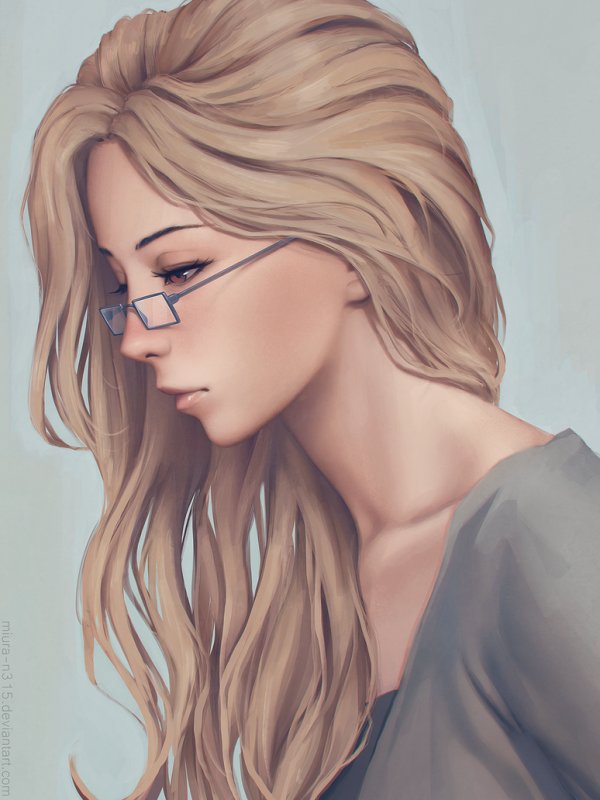 Мультяшная девушка