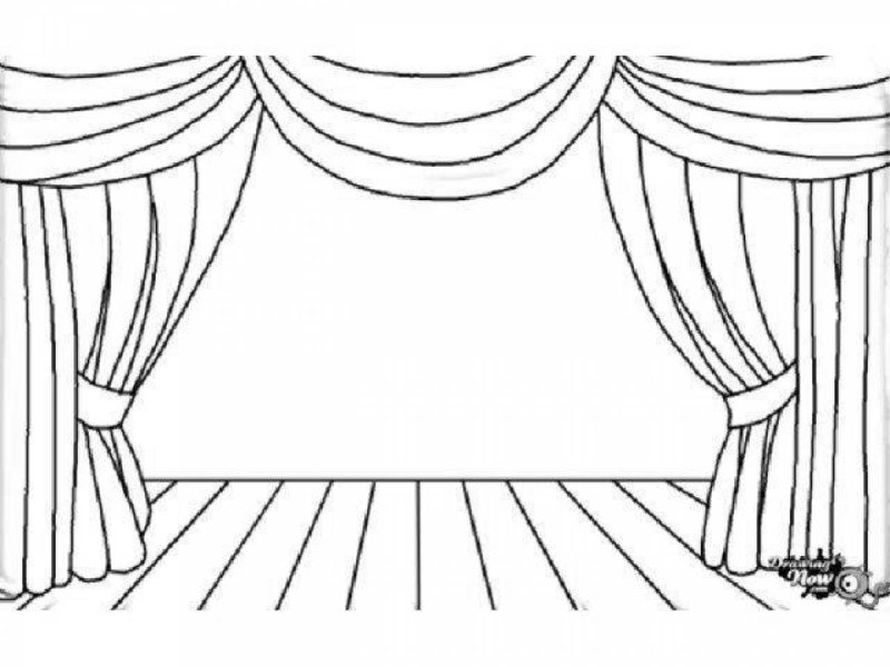 Эскизы театральных декораций