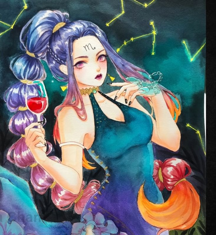 Anime Scorpio girl