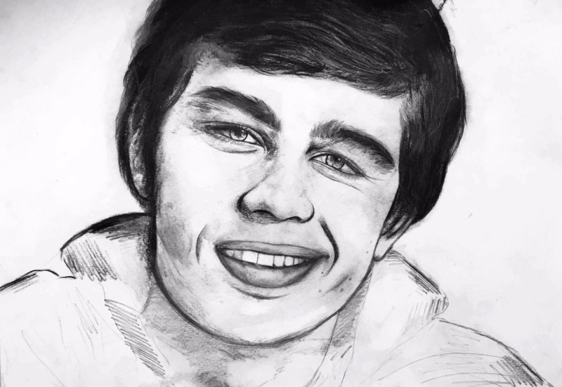Сергей Бодров карандашом