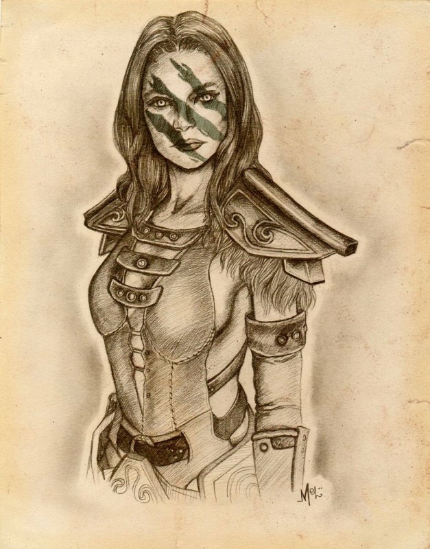 Эйла охотница из the Elder Scrolls
