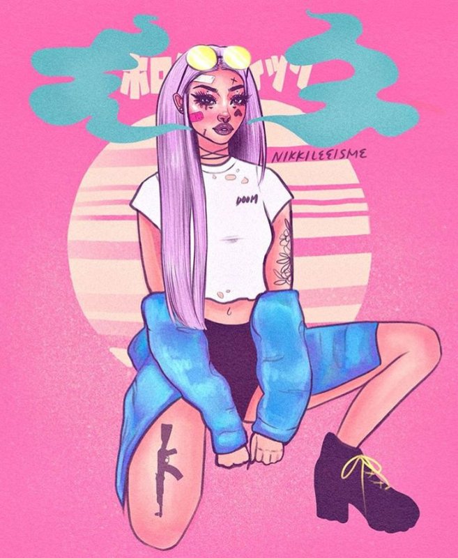 Марихуана рисунок
