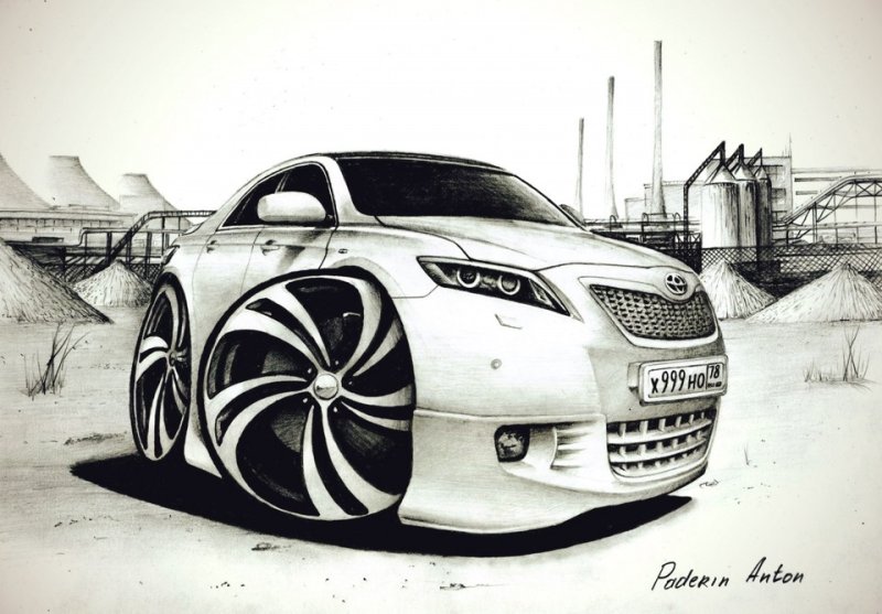 Идеи для рисунка авто