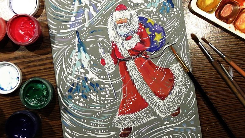Идеи для рисования для нового года