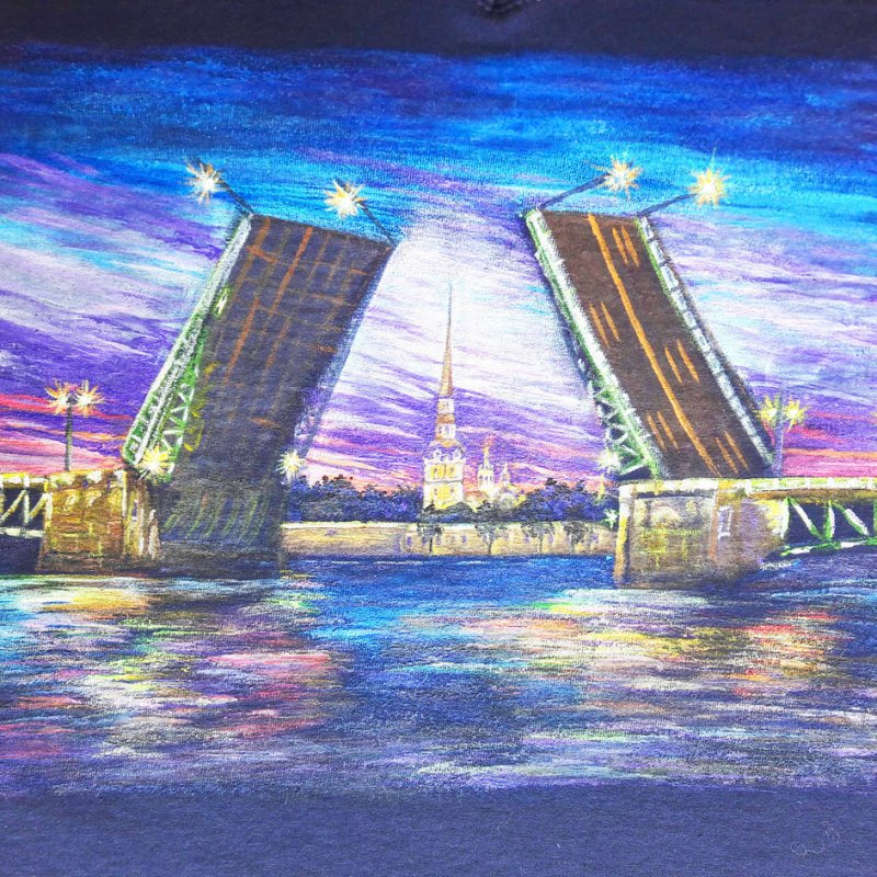 Нарисовать разводной мост
