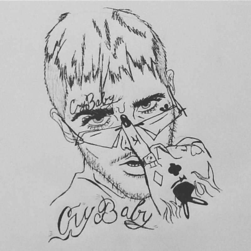 Лил пип скетч
