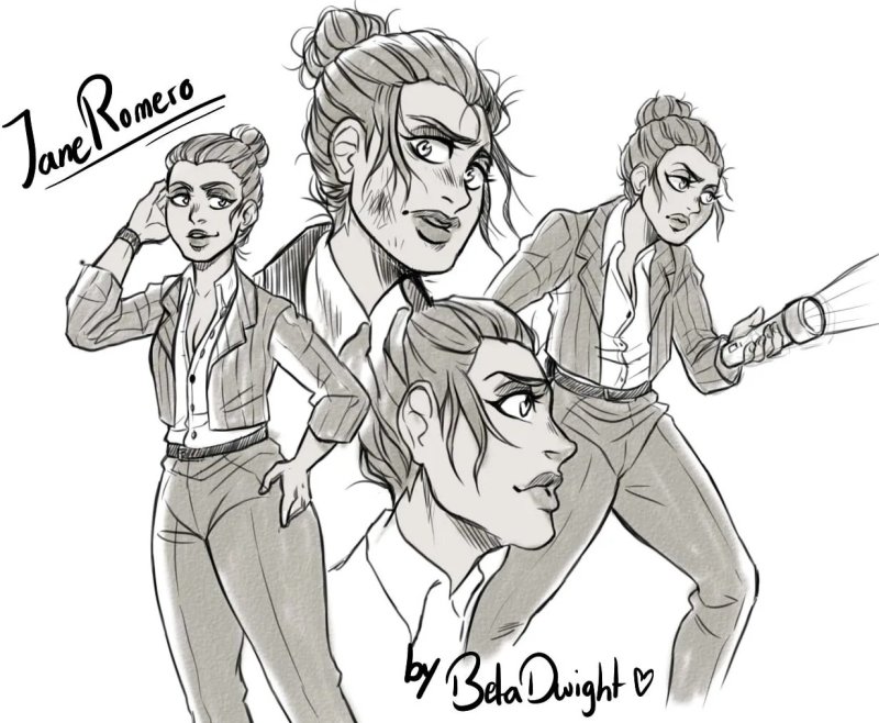 эскиз персонажа