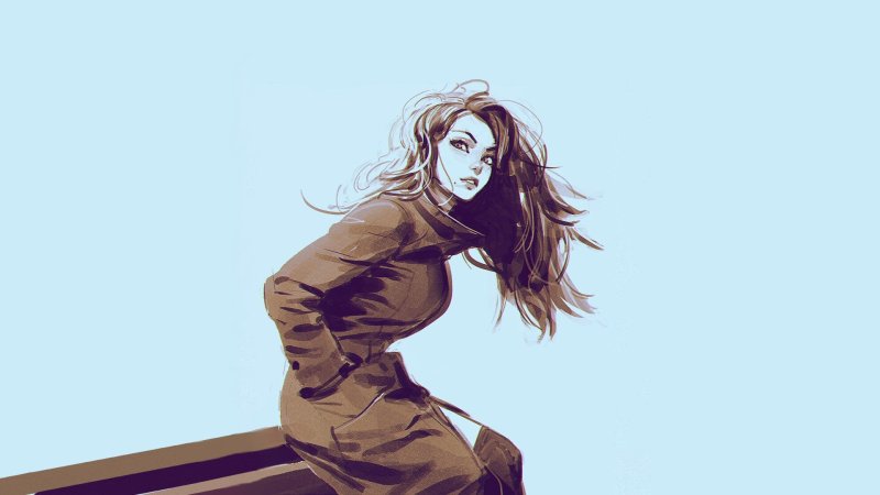 арт девушек