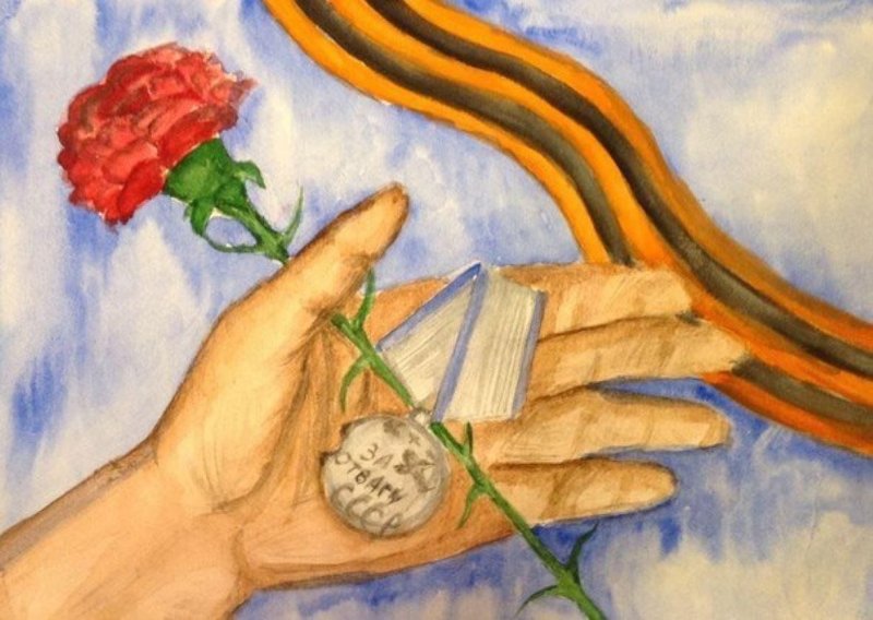 Рисунок на тему день Победы