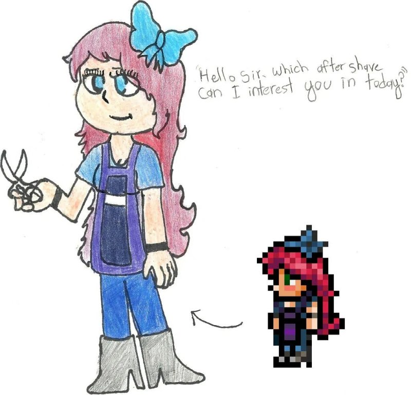 Terraria стилист