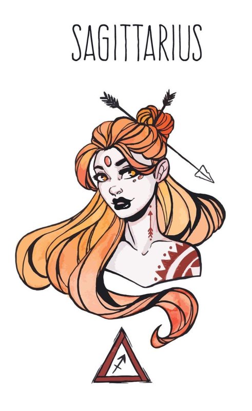 Рисунки знаков зодиака в виде девушек