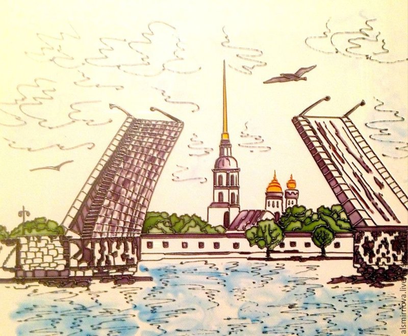 Достопримечательности рисунок