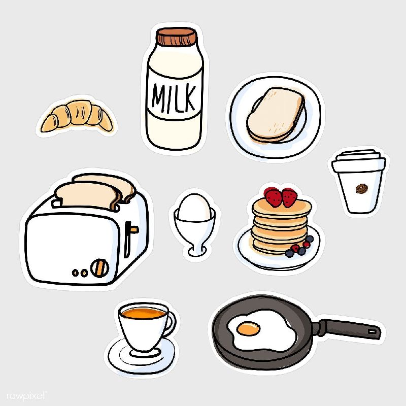 Рисунки еда милые